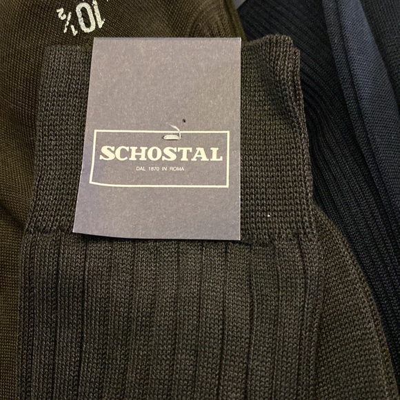 Schostal Roma Italian men’s long dress socks. Filo Di Scozia. 100% cotton - Picture 3 of 6
